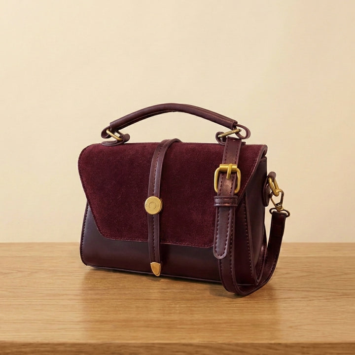 Melody™ | Bolso bandolera cuadrado de lujo con costuras elegantes