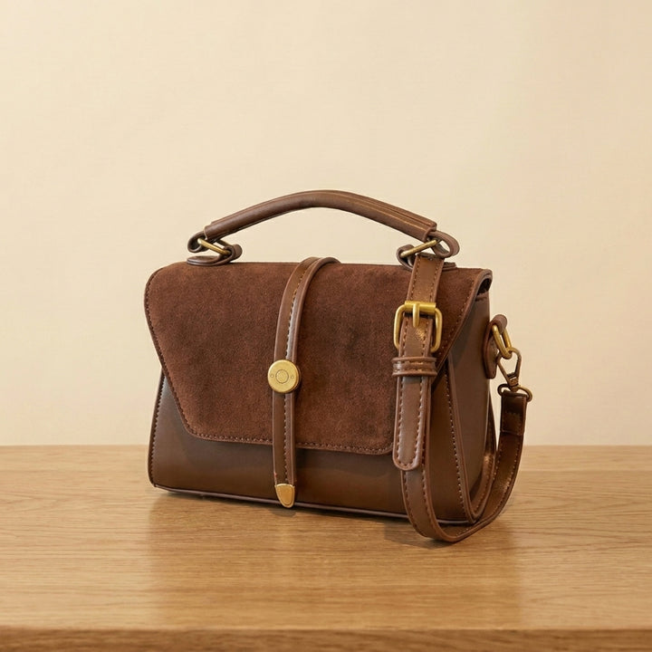 Melody™ | Bolso bandolera cuadrado de lujo con costuras elegantes
