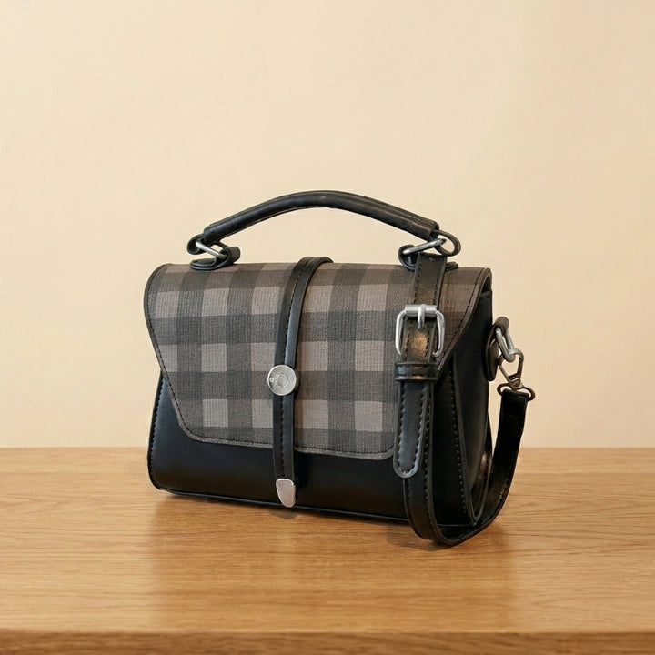 Melody™ | Bolso bandolera cuadrado de lujo con costuras elegantes