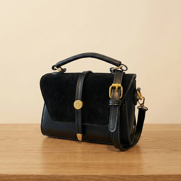Melody™ | Bolso bandolera cuadrado de lujo con costuras elegantes