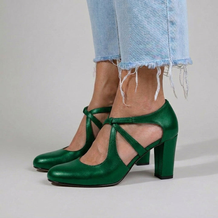 Camille™ | Tacones de Cuero Elegantes