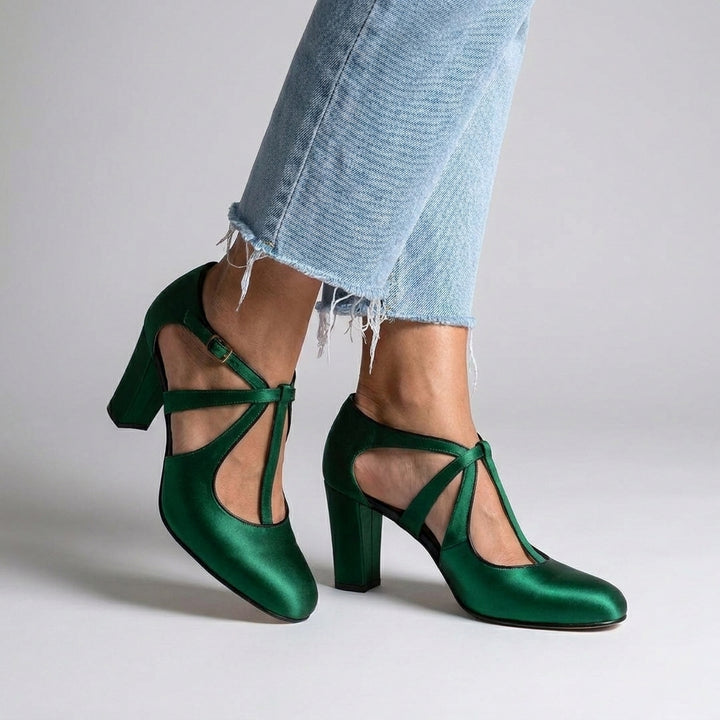 Camille™ | Tacones de Cuero Elegantes