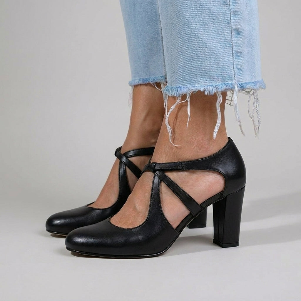 Camille™ | Tacones de Cuero Elegantes