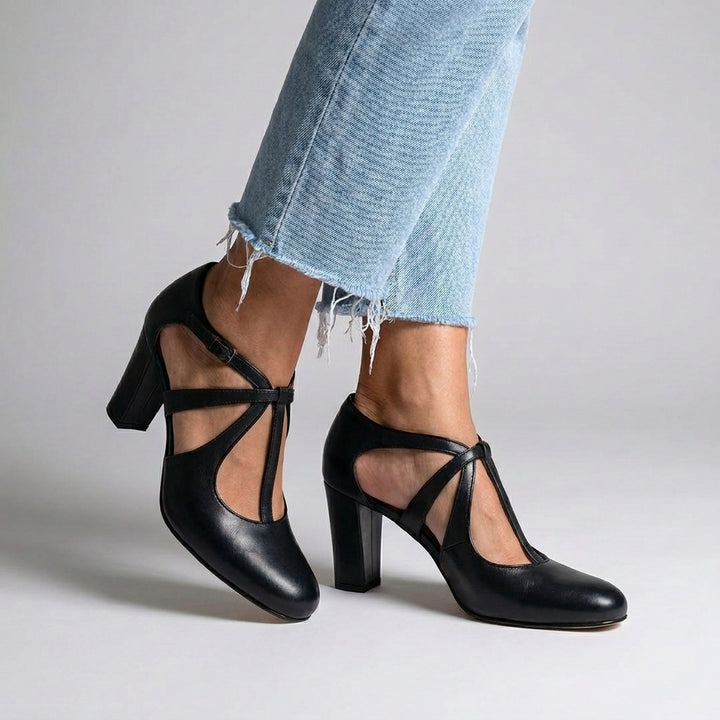 Camille™ | Tacones de Cuero Elegantes